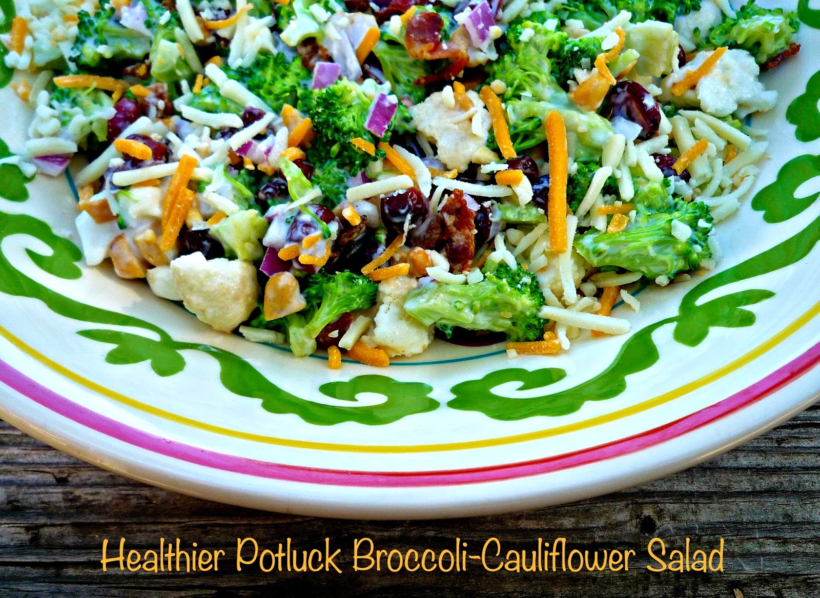 broccoli cauliflower salad healthy