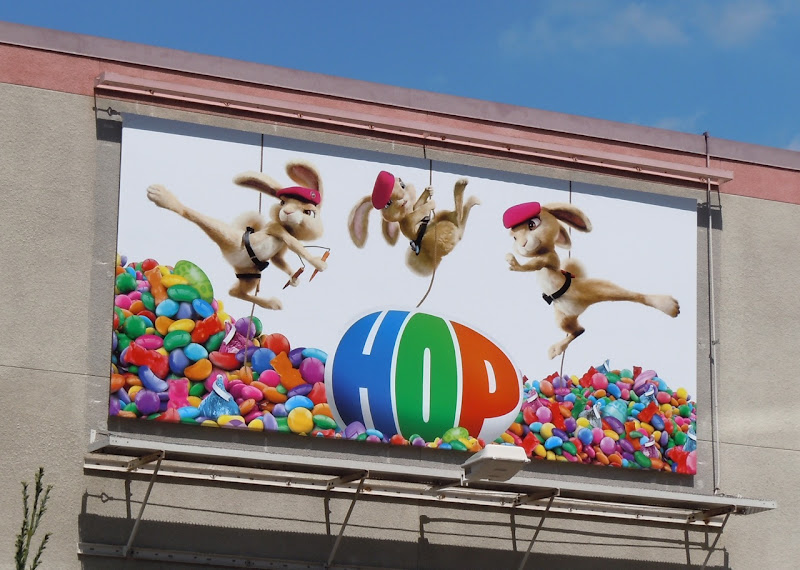 Hop karate bunnies billboard