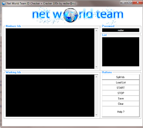 Net World Team ID CRACKER + ID CHECKER 100x by redler Craker