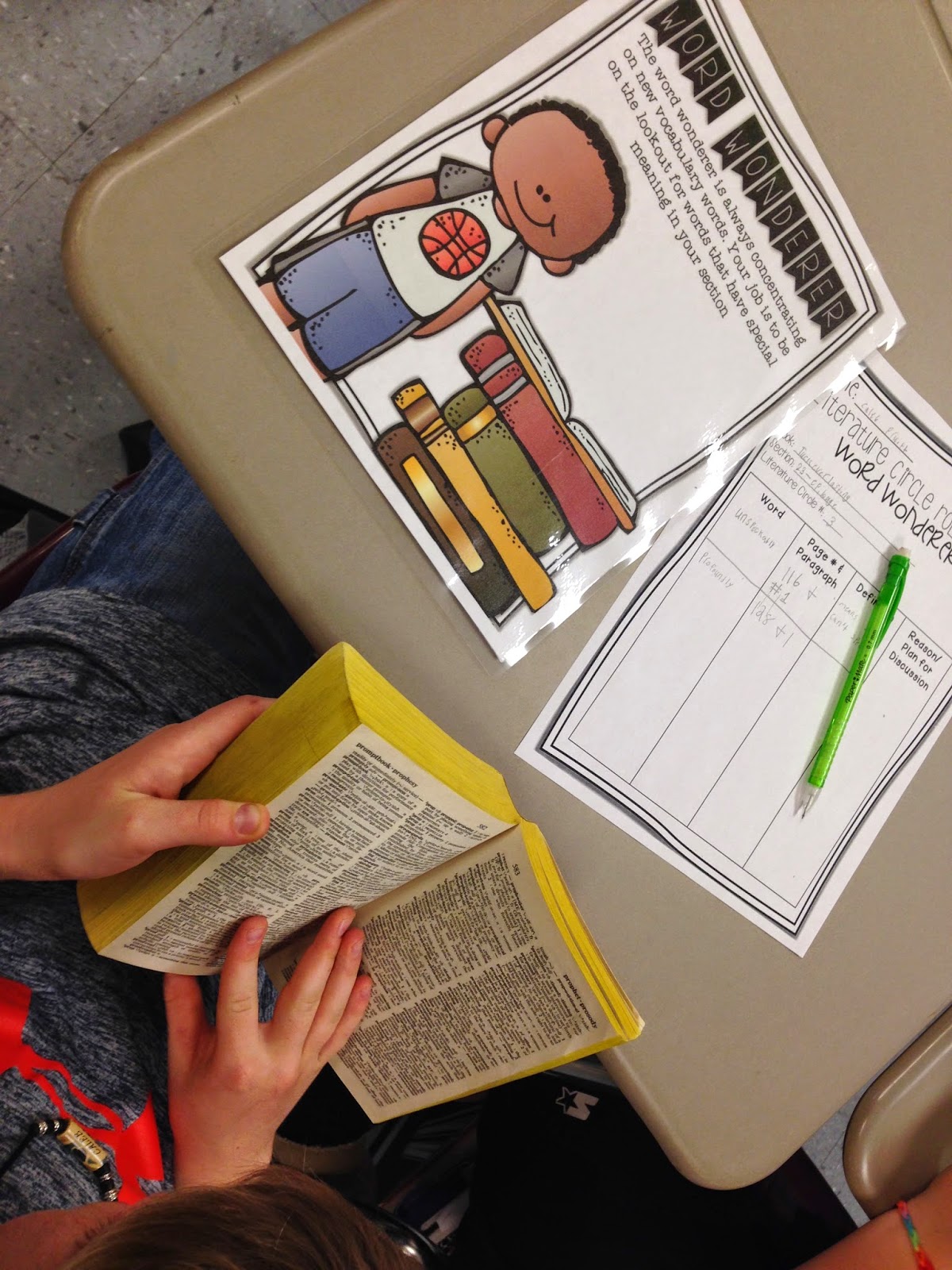 Life in First Grade Literature Circles