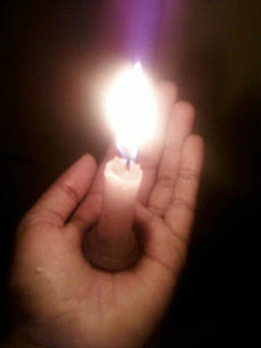 burning candle