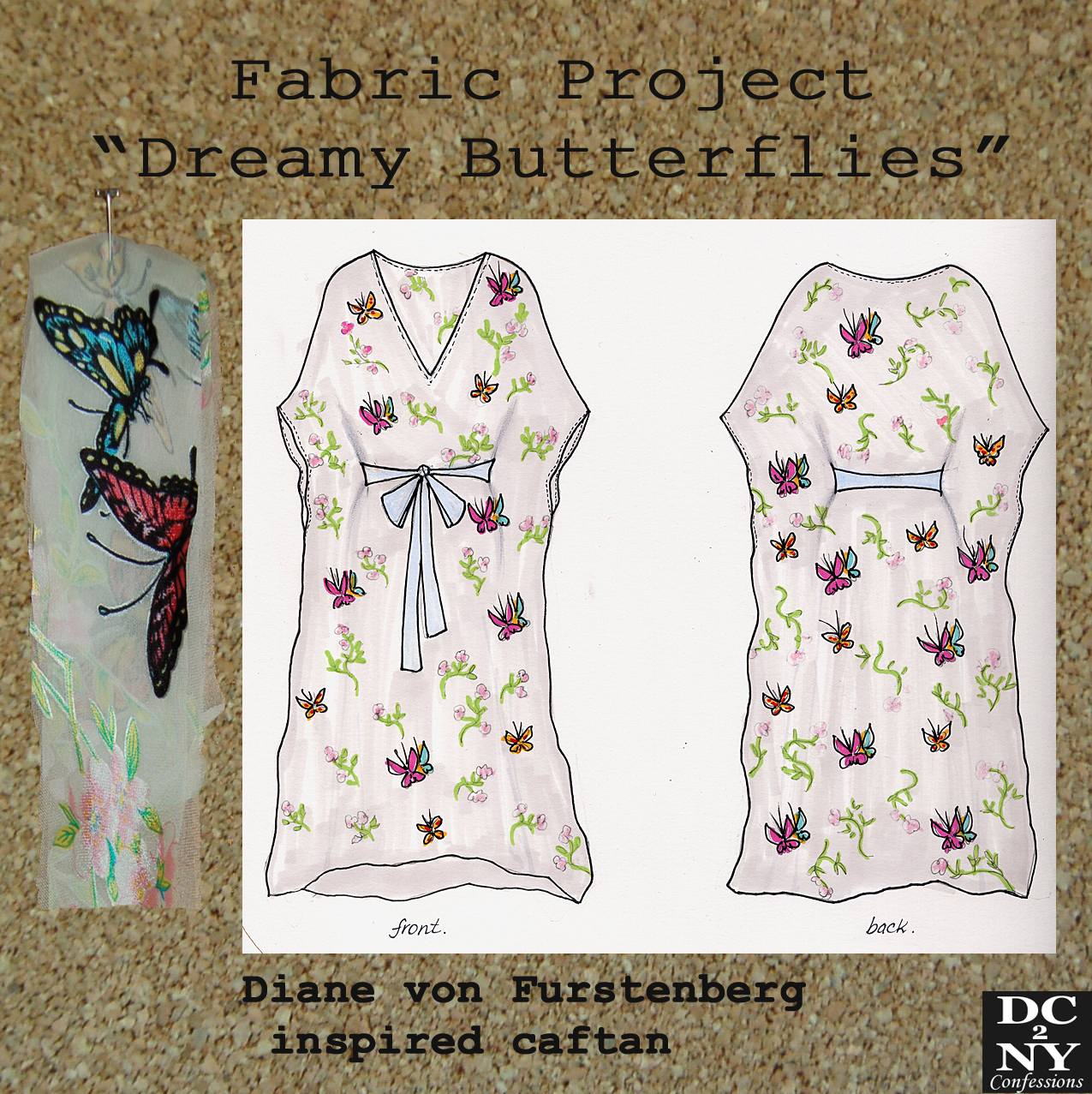 DC2NYConfessions: Fabric Project No.3 "Dreamy Butterflies"