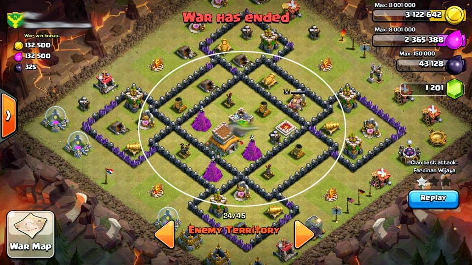 TH8 Farming Base Layouts - Top 1000 Clash of Clans Tools.
