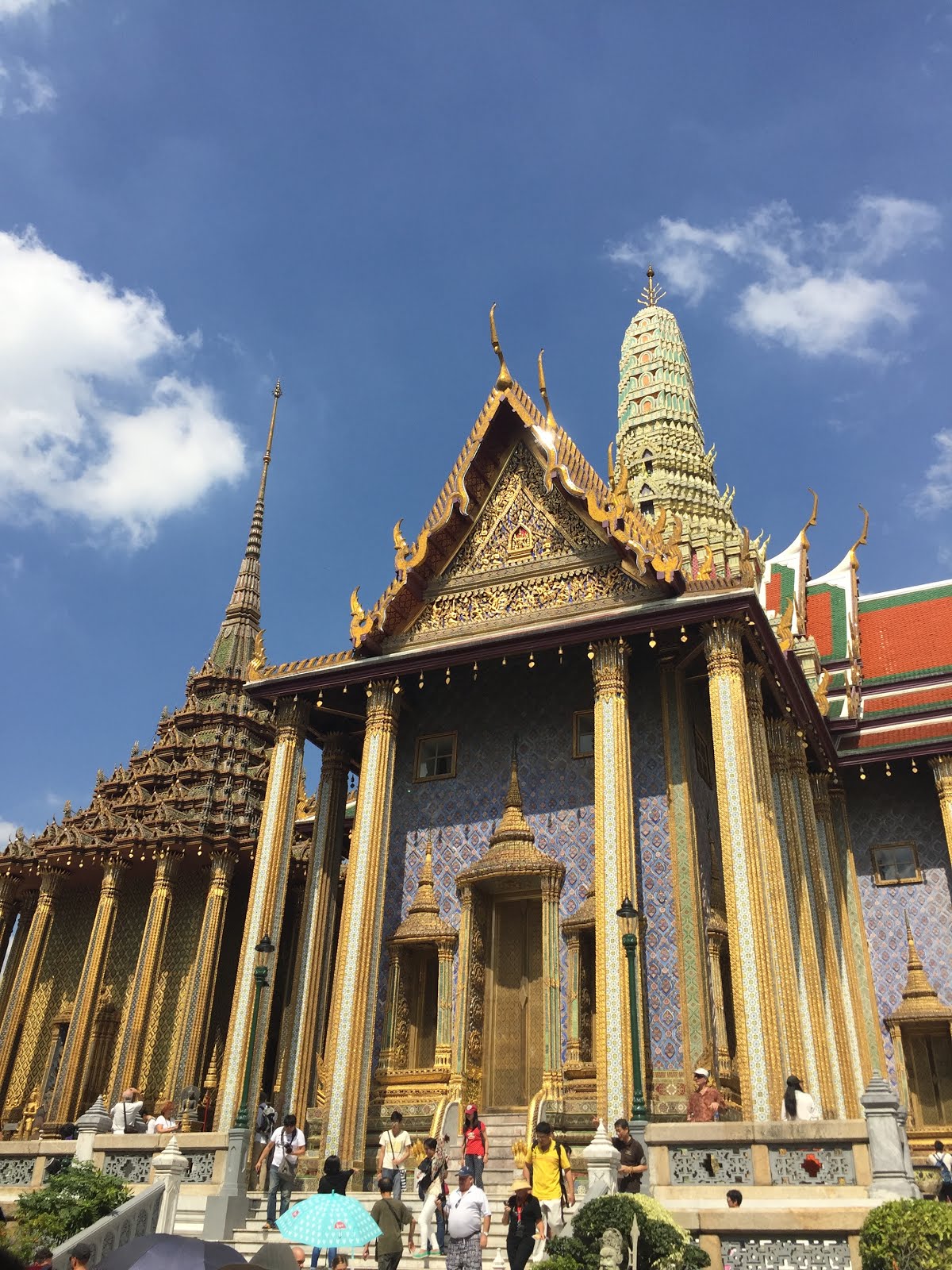 The intricate Grand Palace in Bangkok, Thailand
