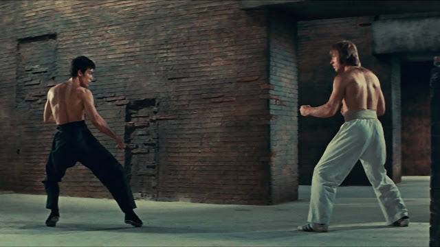 Bruce Lee vs Chuck Norris in Way of the Dragon