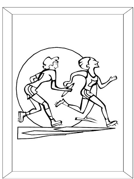 Relay Race Coloring