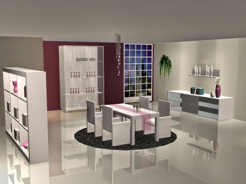 Simplified Sims 2 Miami Series Esszimmer