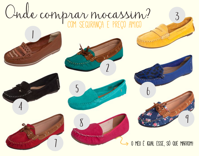 Onde comprar mocassim? mocassim, sapatos, comprar, como usar, moda,