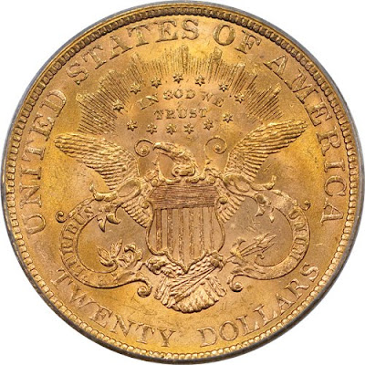20 Coronet Liberty Head Gold Coin