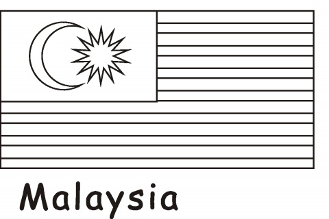 malaysia flag coloring pages | News On Magazine