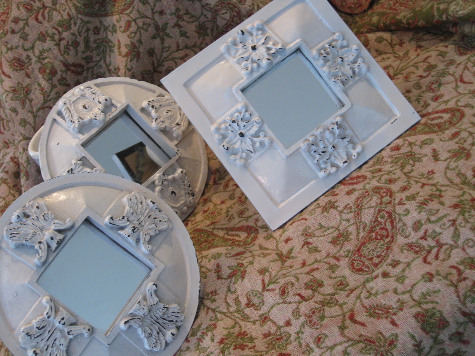 Of Sage and Sepia Spray Paint Distressed Frames