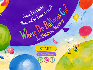 Where Do Balloons Go? iPad App - Menu Options Where Do Balloons Go? iPad App, Menu Options