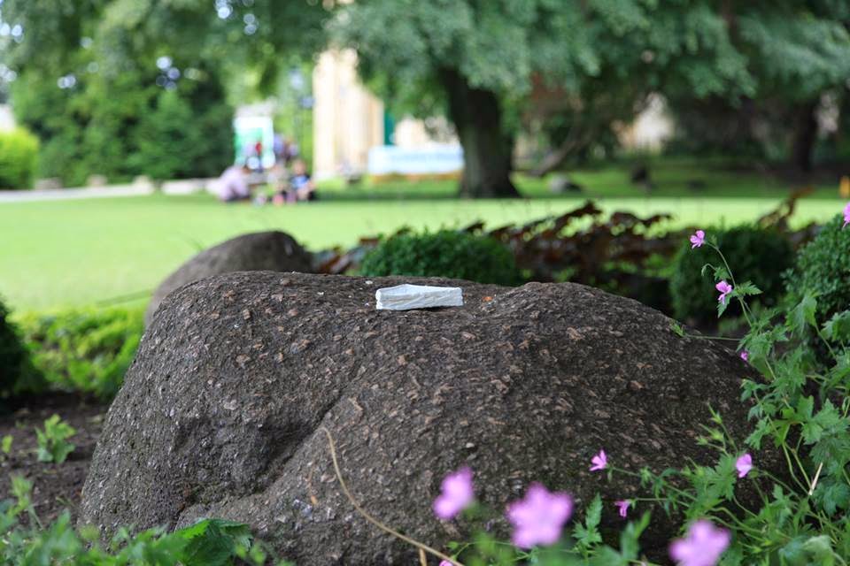 Karen Thompson, Ceramic Porcelain Sandwiches, York Curiouser. Museum Gardens. Photo: Ian McKinley. karent.co.uk