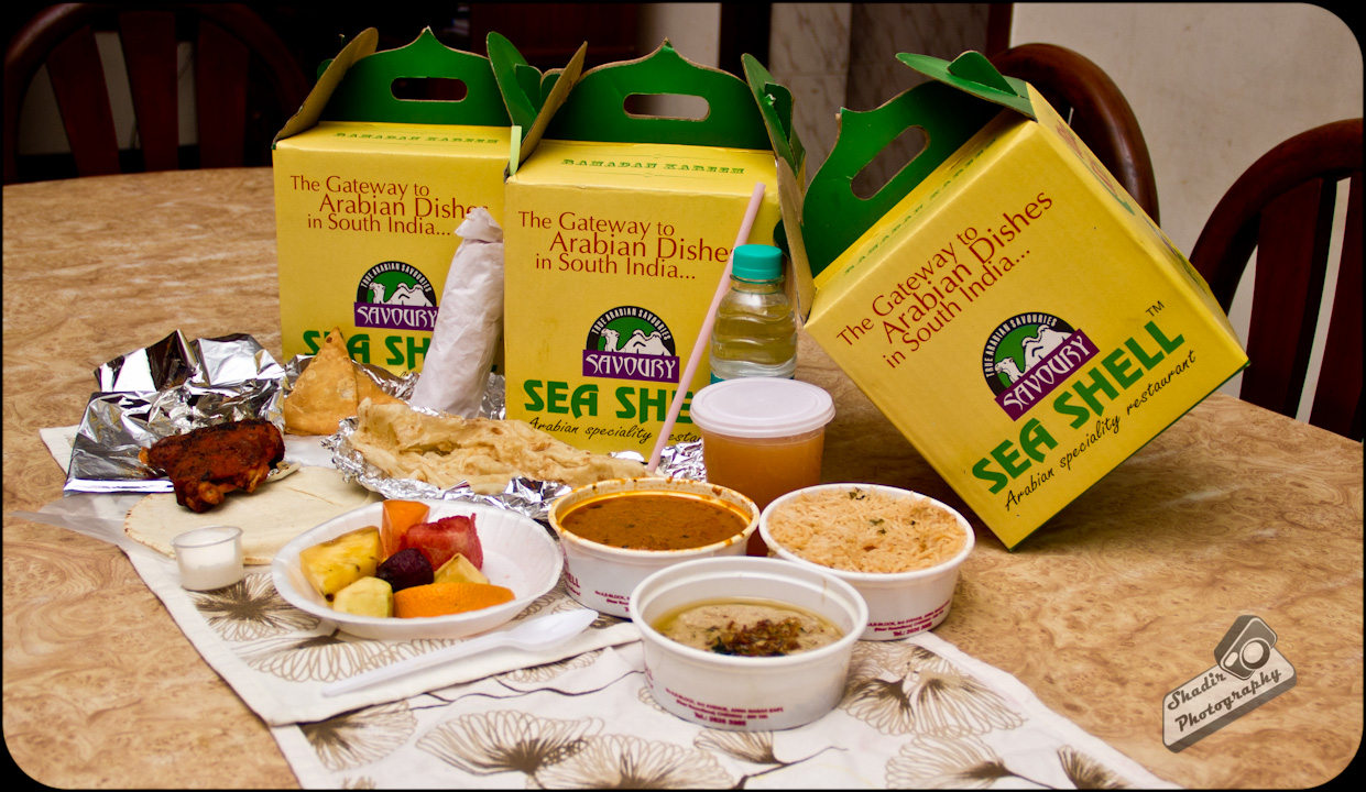 Sea Shells, Anna Nagar Iftar Pack 2013 Chennai Soru