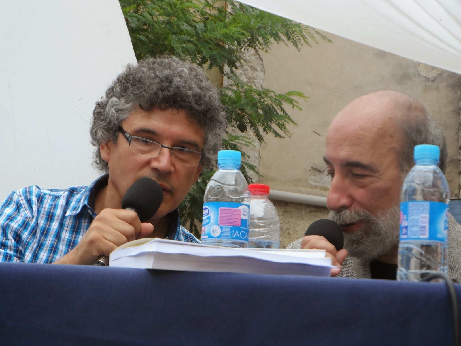 Patricio Sánchez, Raùl Zurita, Festival Voix Vives Sète France - Juillet 2014