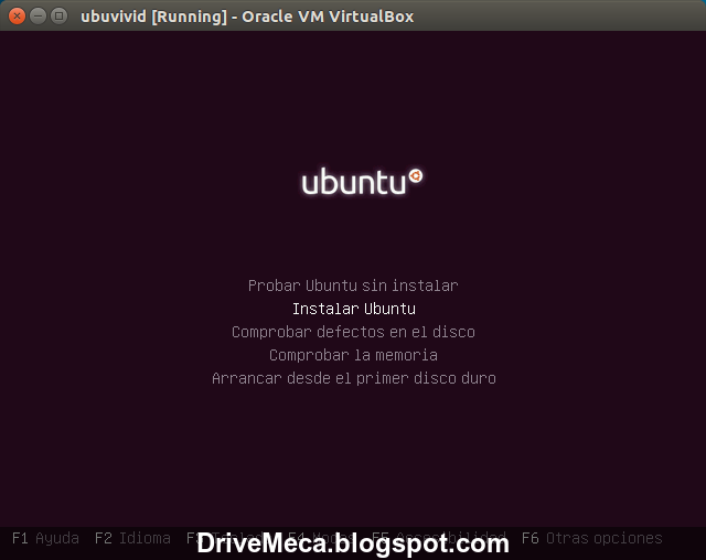 DriveMeca instalando Linux Ubuntu Desktop Vivit Vervet 15.04 paso a paso