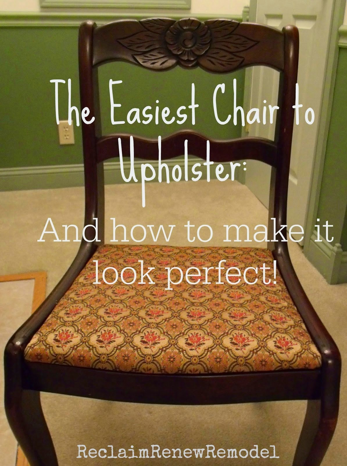 Reclaim, Renew, Remodel Furniture Friday The Easiest Furniture to