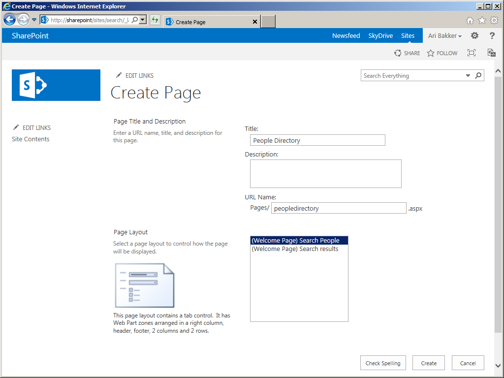sharepoint search results