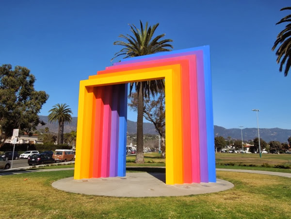 Santa Barbara Chromatic Gate sculpture Santa Barbara Chromatic Gate sculpture