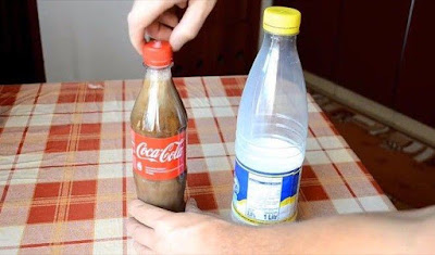 Eskperimen Sains Air Coke Dengan Susu