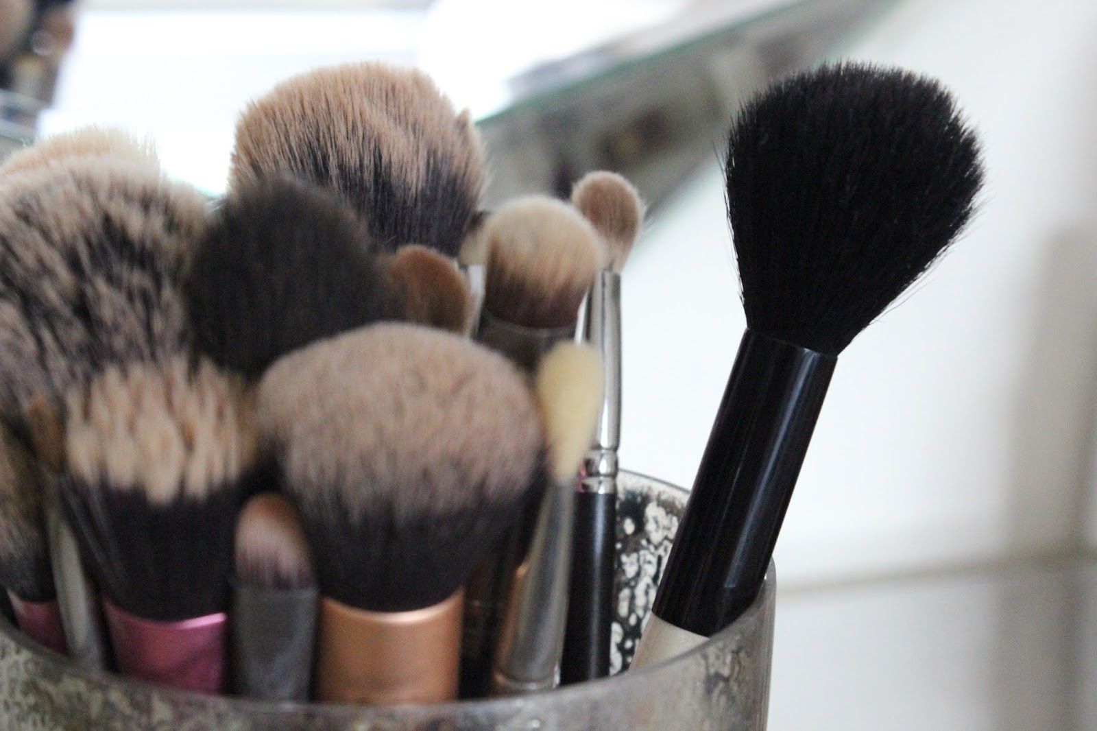 Bobbi Brown Sheer Powder Brush a little pop of coral.