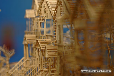 Model of San Francisco Made Using 100000 Toothpicks