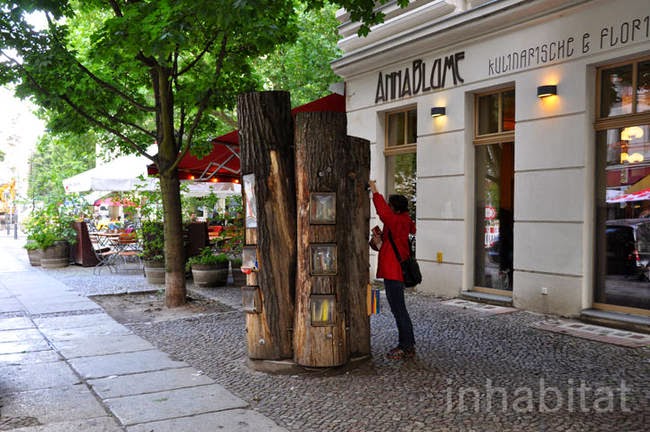 The Book Forest's purpose is to encourage literacy in the surrounding area, and it became very popular. - A Neighborhood In Germany Has An Awesome Book Exchange Inside Of Trees The Book Forest's purpose is to encourage literacy in the surrounding area, and it became very popular. - A Neighborhood In Germany Has An Awesome Book Exchange Inside Of Trees