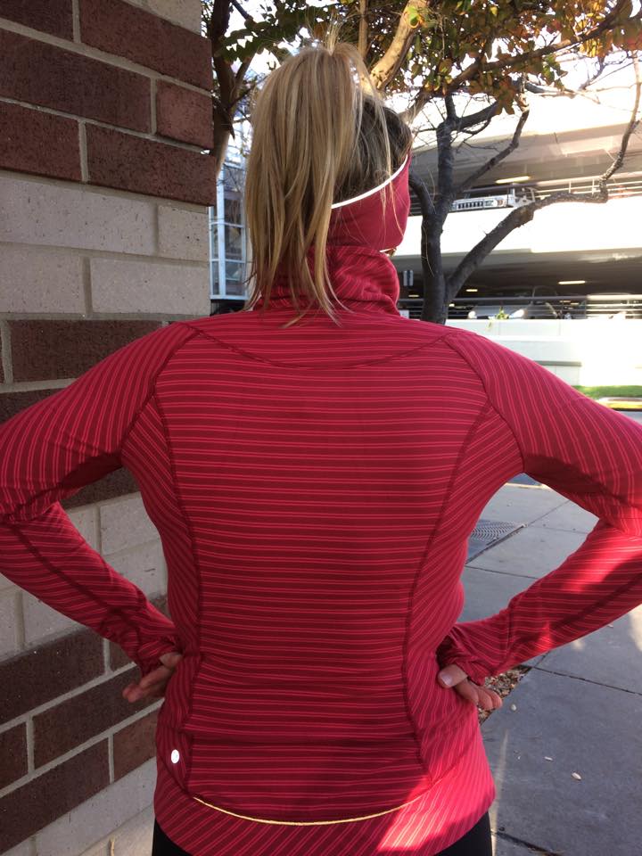 lululemon think fast pullover back view