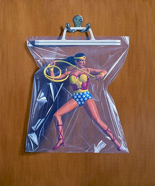 08-Diana-Prince-Wonder-Woman-Simon-Monk-Bagged-Superheroes-in-Painting-www-designstack-co