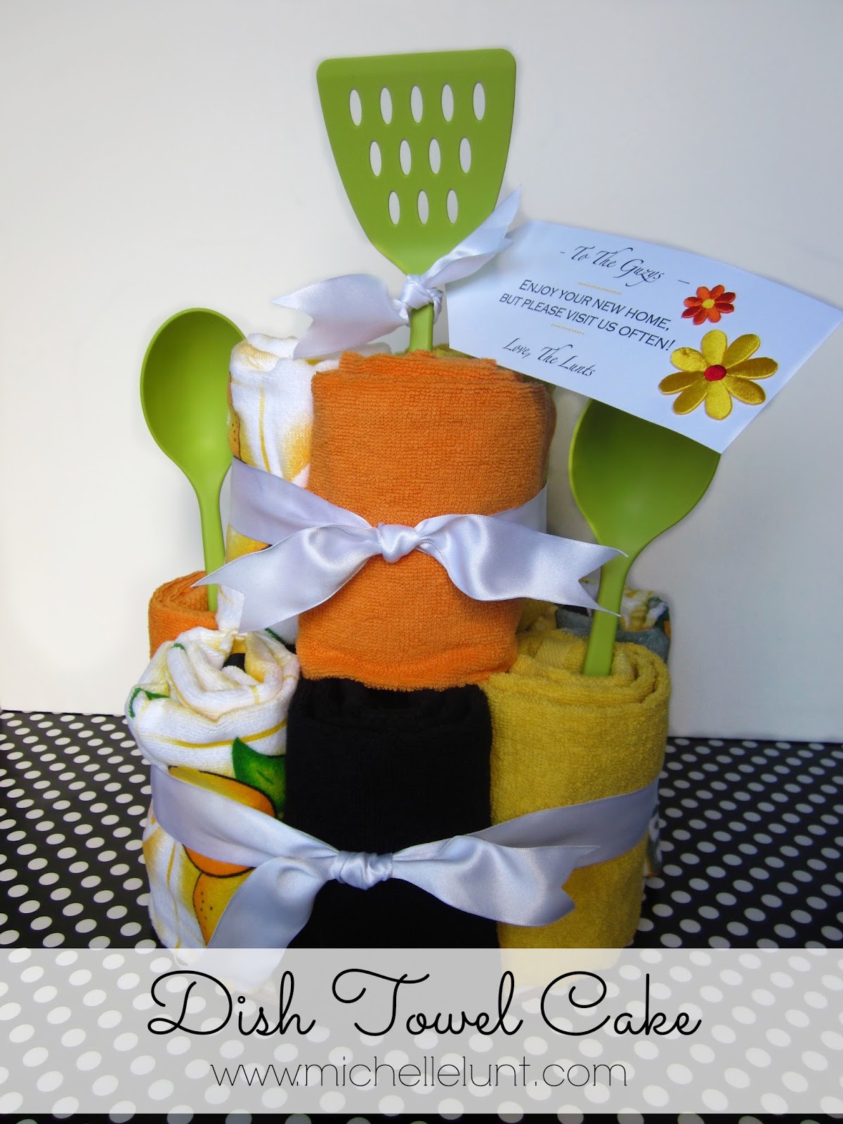 Honey I'm Home Making a Dish Towel Cake