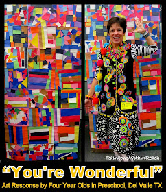 Debbie Clement Appreciates AUTHENTIC Preschool Art: Patterns, Colors, Shapes
