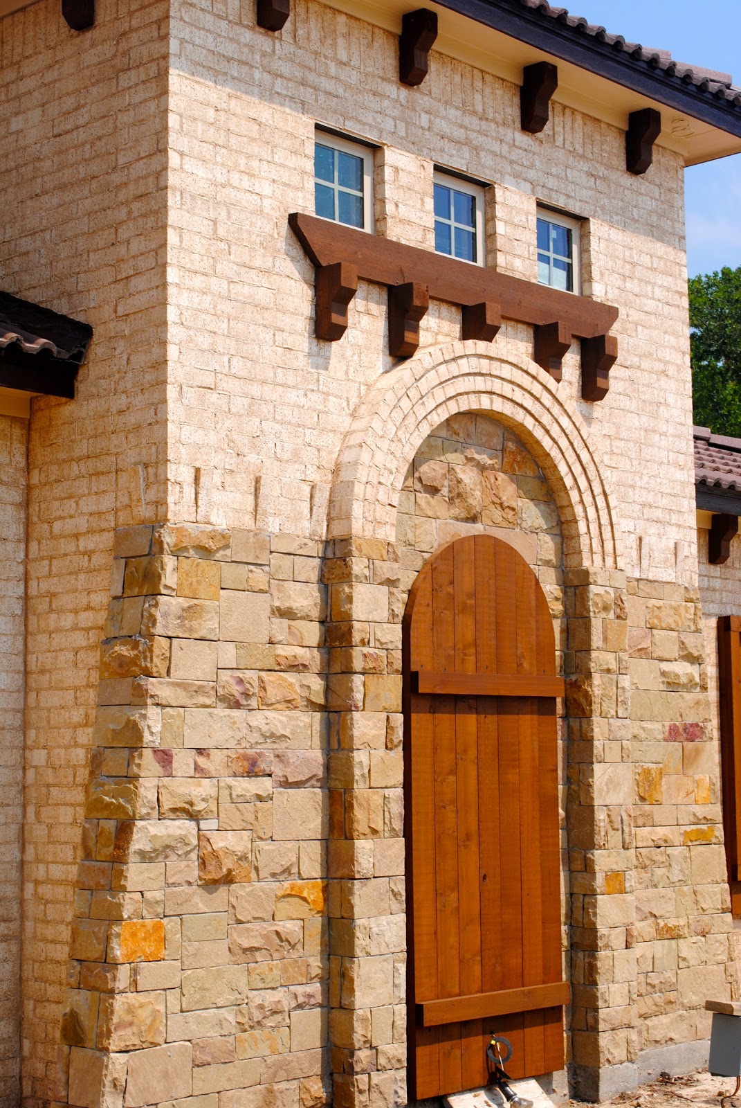 Trinity Classic Homes Cedar Corbels & Doors