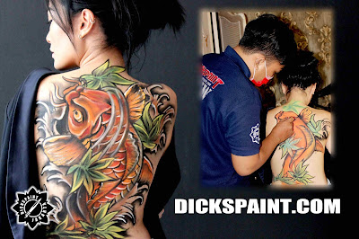 body painting jakarta koi fish yakuza body painting jakarta koi fish yakuza