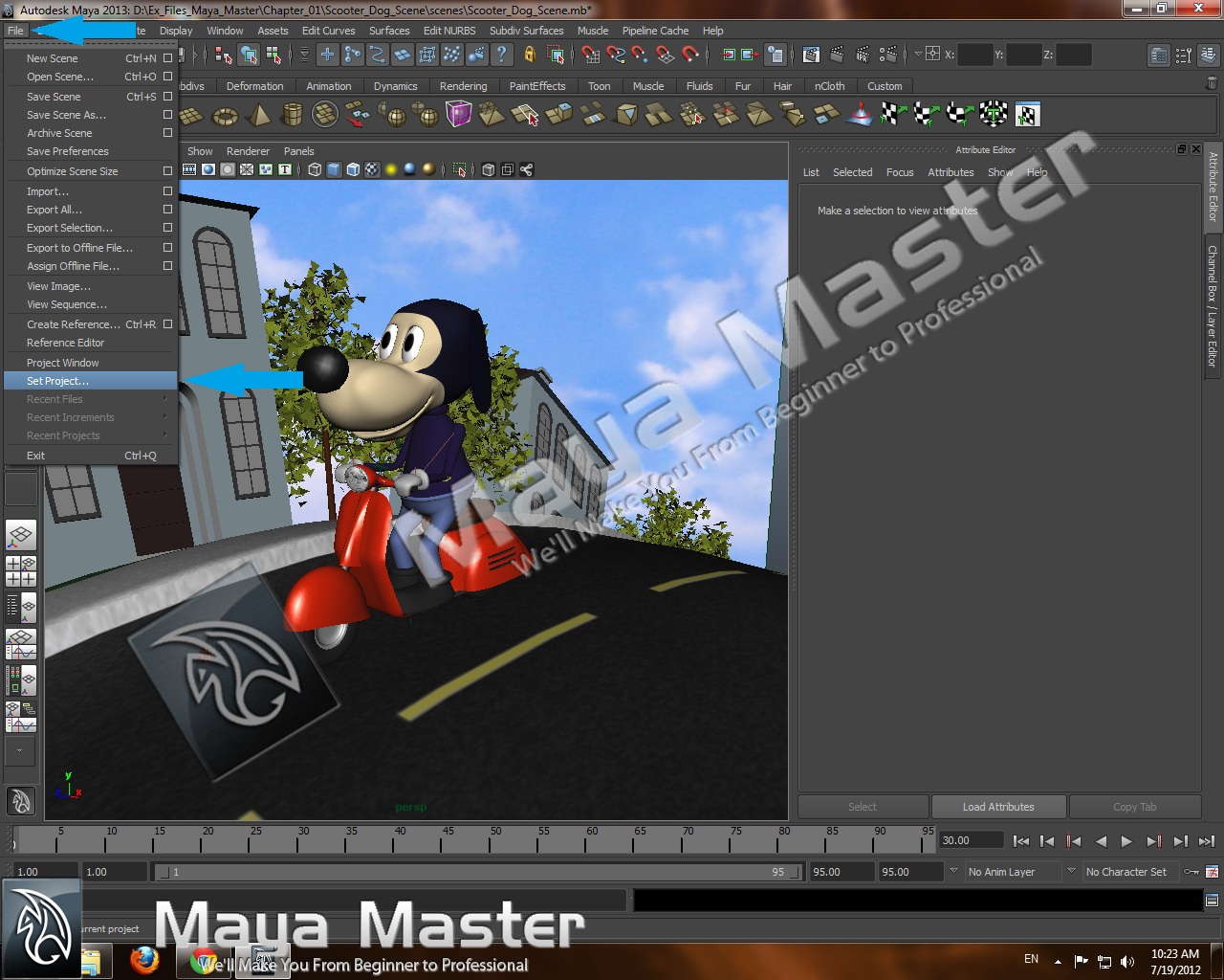 Maya Master Maya 2013 Main Training Working with files and Autodesk