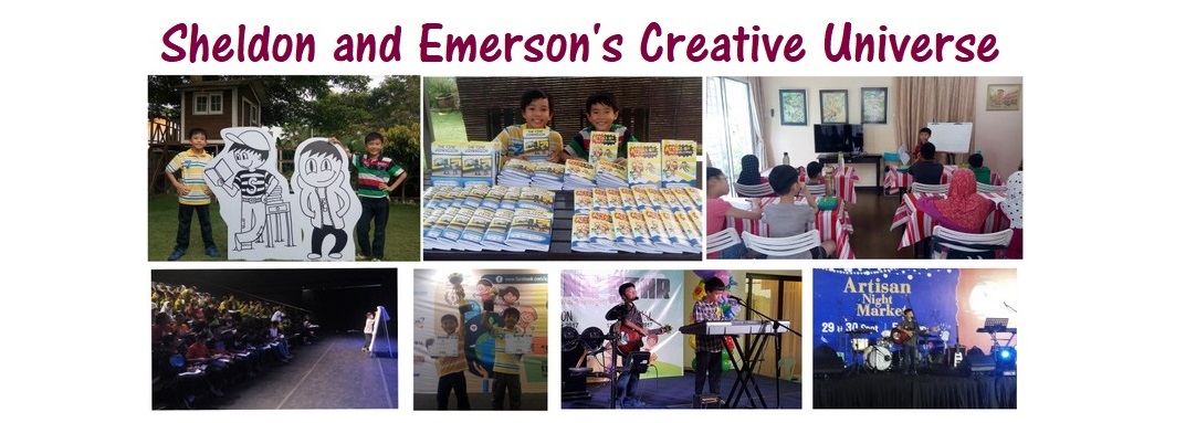 Sheldon and Emerson - Authors, Artists, Cartoonists, Trainers and Musicians