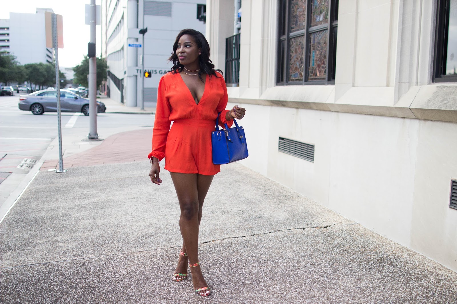 Orange Romper + Accessorizing Options Irony of Ashi