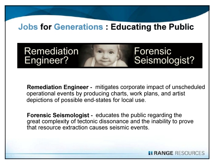 Range Resources Power Point: Jobs for Generations Range Resources Power Point: Jobs for Generations