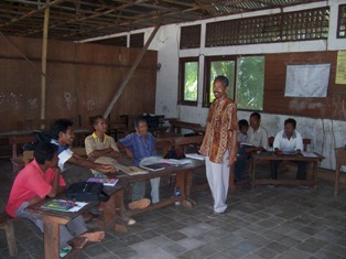 Sala de aula na Ilha de Ataúro