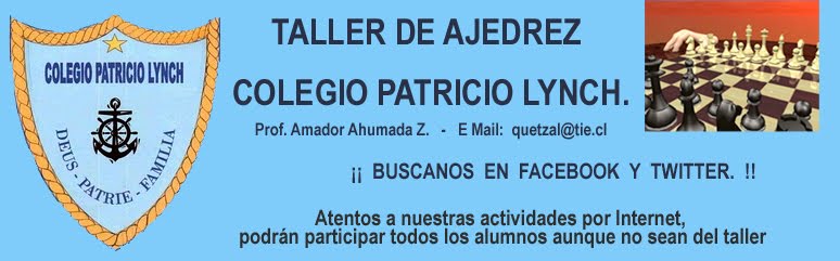 TALLER DE AJEDREZ COLEGIO PATRICIO LYNCH