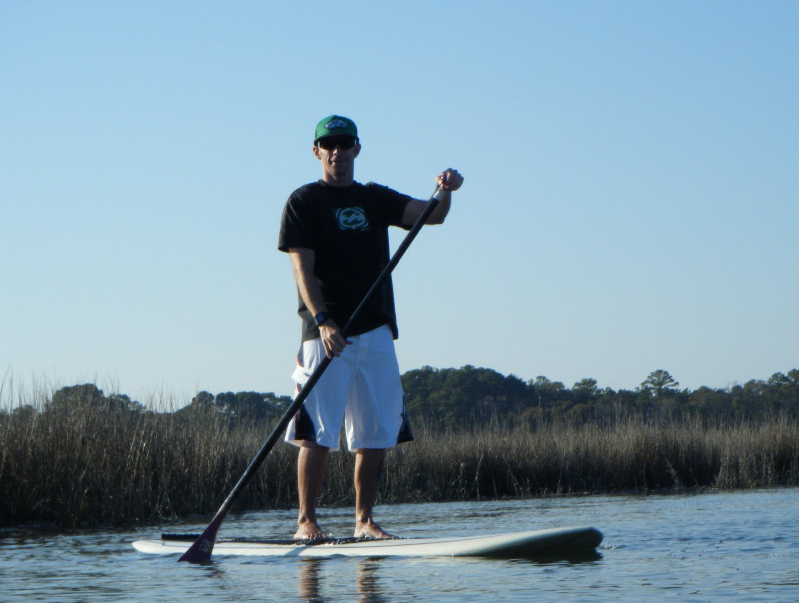 Atlantic Paddle Surfing Late afternoon paddle.Broad Creek..