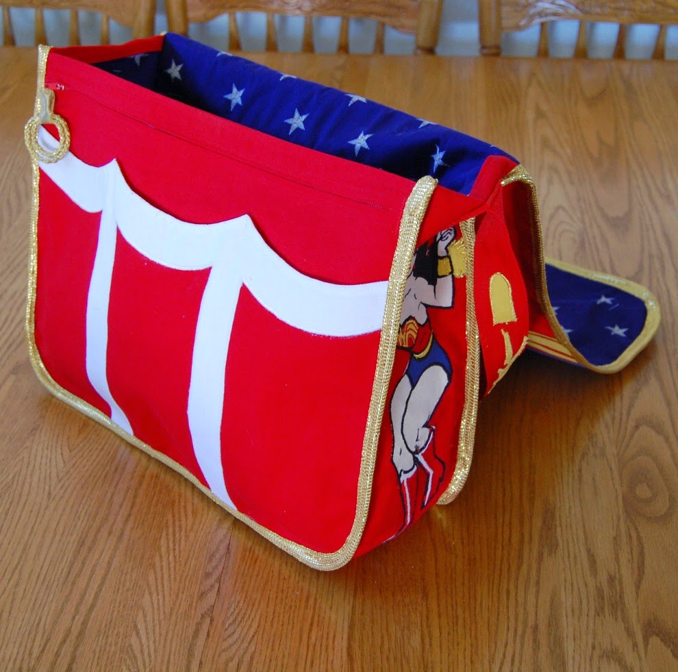 Wonder Woman bag by Lilia Todd