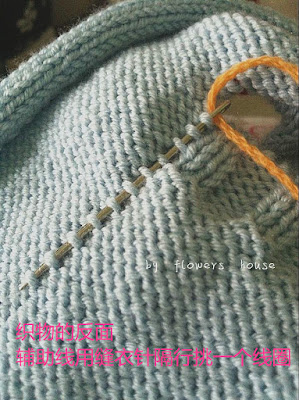 Knitting Jacket- How to Sew Pockets