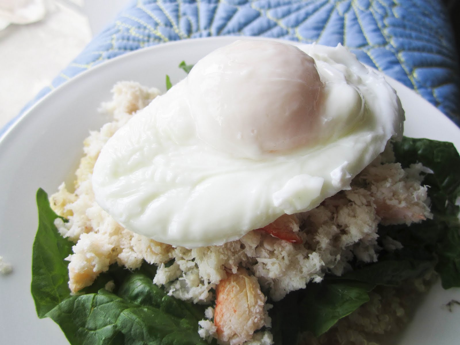 Savory And Savage Crab egg florentine