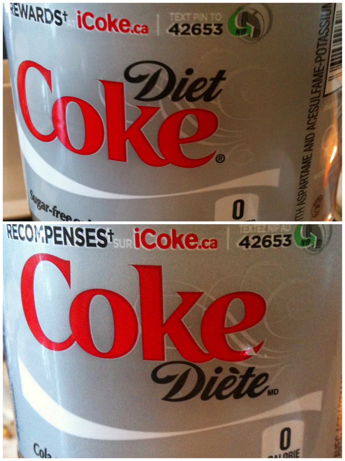 Living on the other side of the with my three boys Diet Coke in