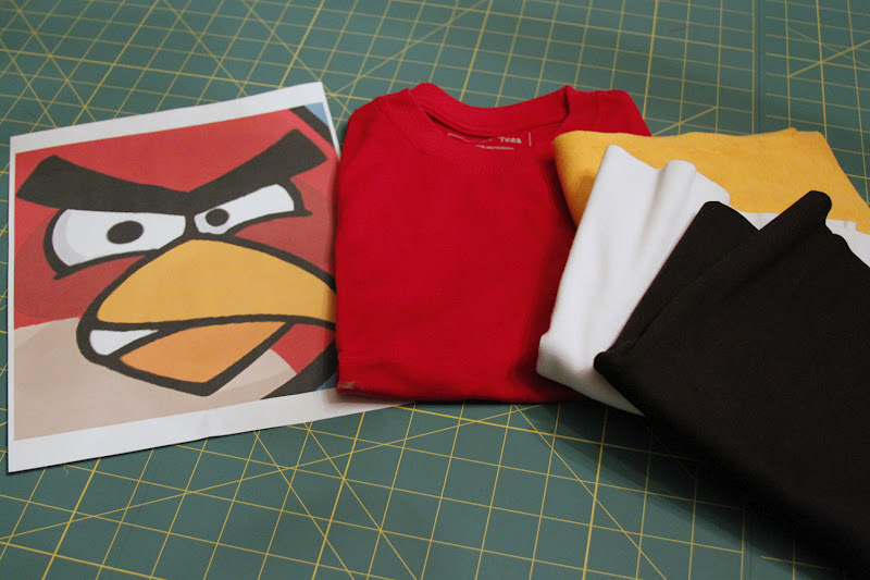 What I Made Today: TUTORIAL: Angry Birds T-shirt