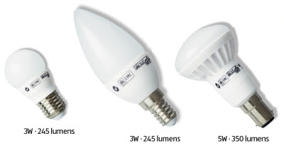 LED bulbs - small incandescent equivalents