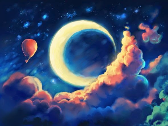 Fantasia, surrealismo e lirismo nas ilustrações de Chibionpu Chibionpu Nicole deviantart ilustrações fantasia surreal meiga sonhos