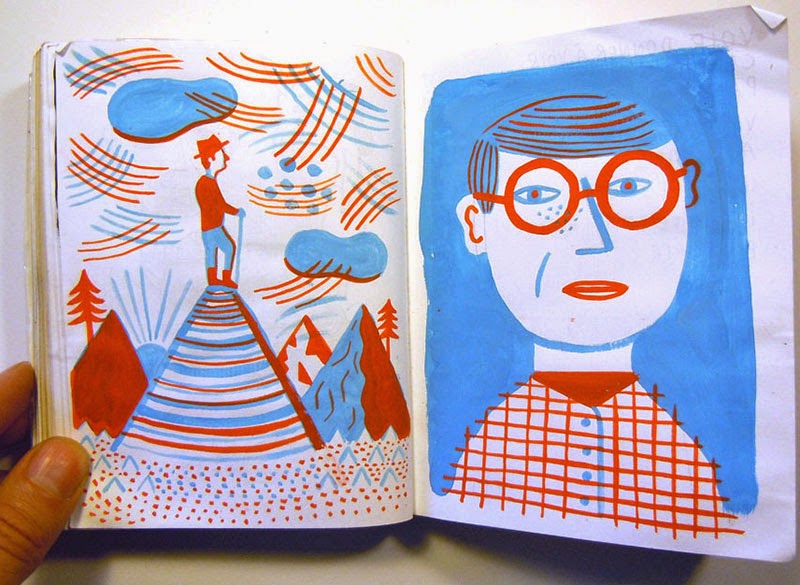 Seis ilustradores y sus sketchbooks