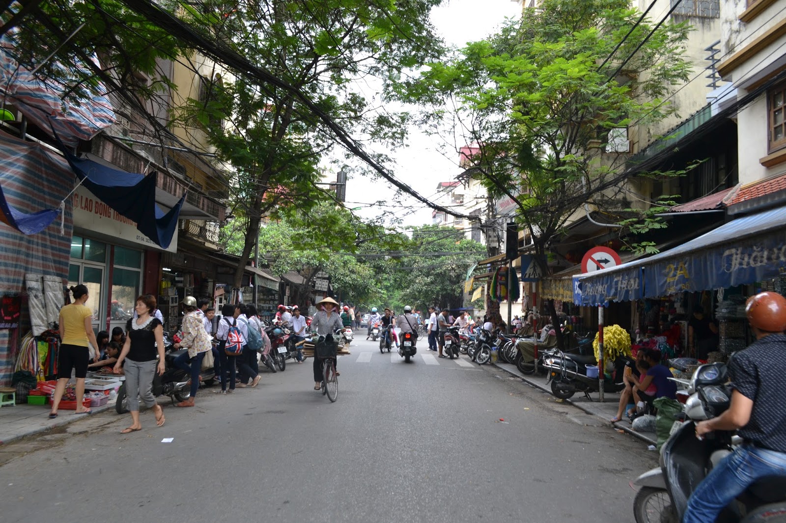 Streets of old quarter hanoi