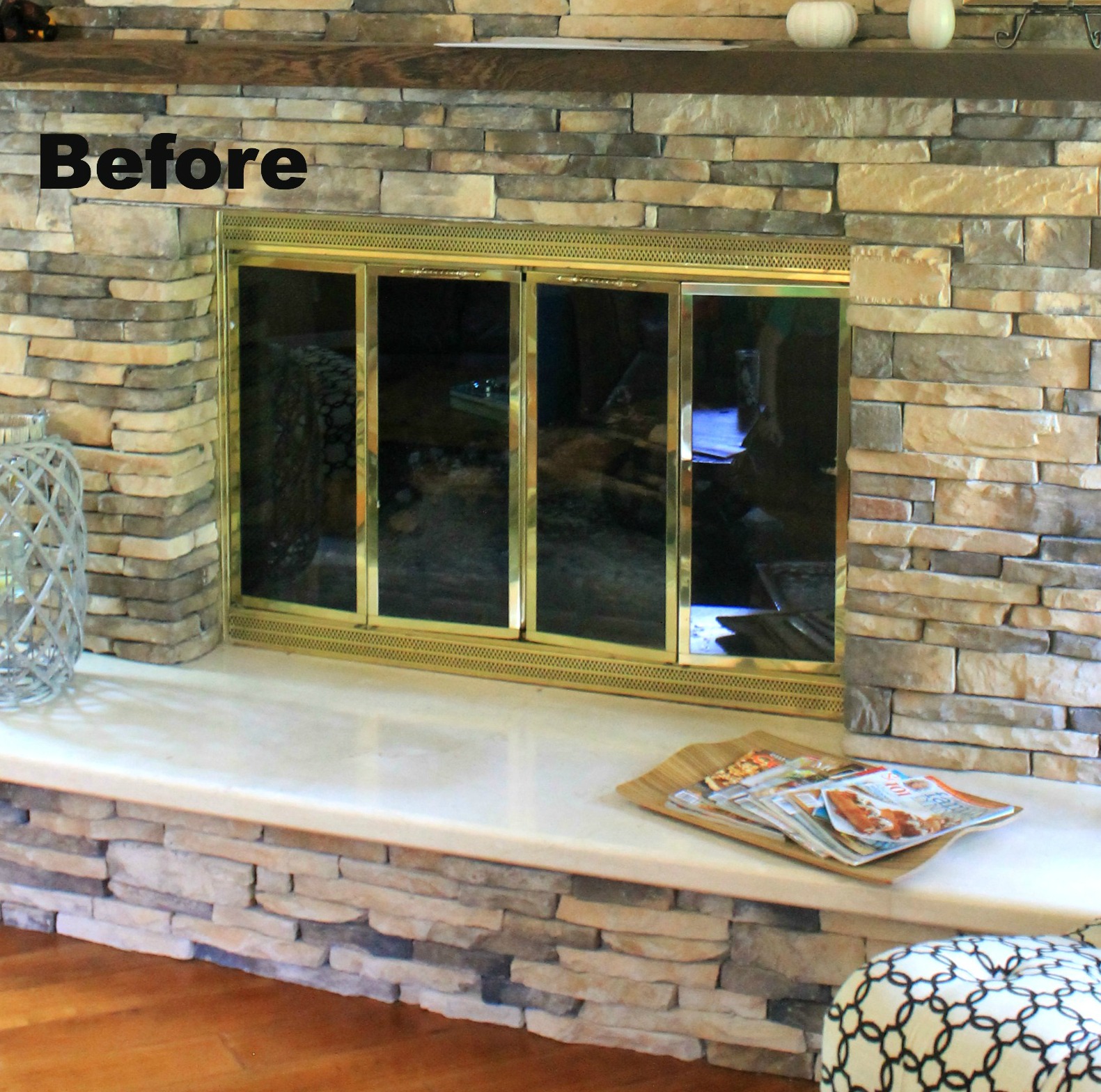 Make Them Wonder How to paint your fireplace surround